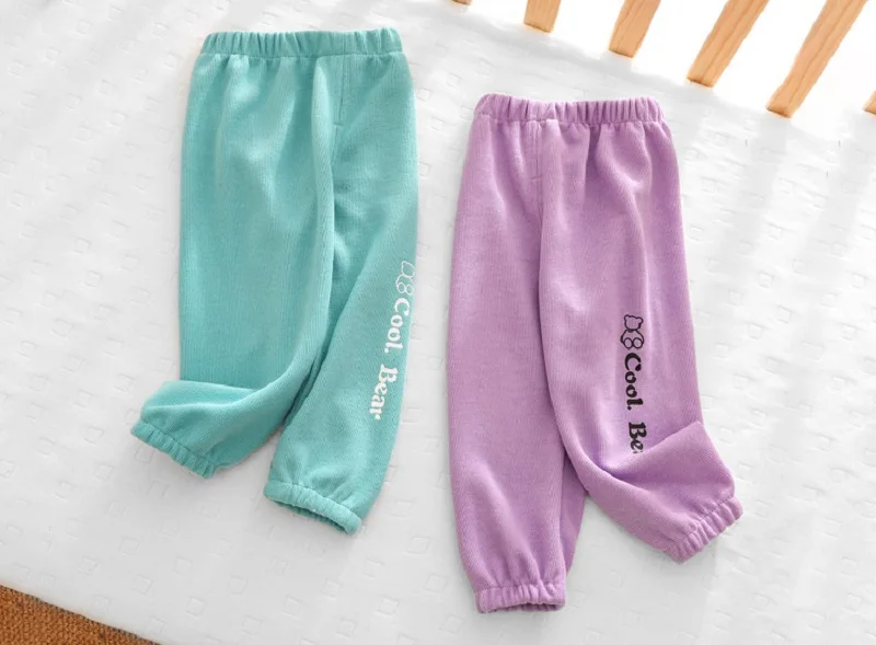 Pantalones coreanos de algodón para niños