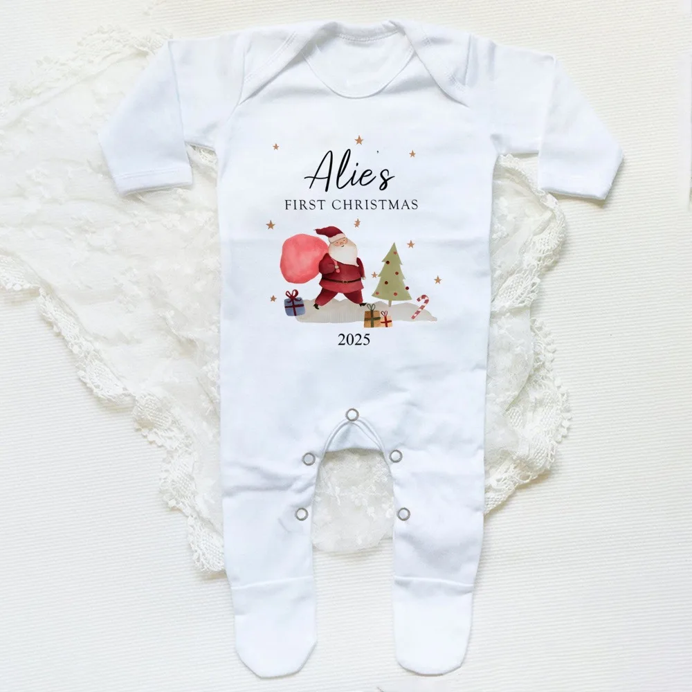Pijama navideño personalizado para bebé – Mi primera Navidad - imagen 5