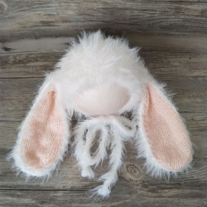 Gorro bebé punto con orejas de conejo THINKTHENDO - imagen 2