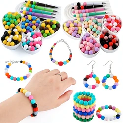 Cuentas de silicona para collar mordedor y pulsera bebé