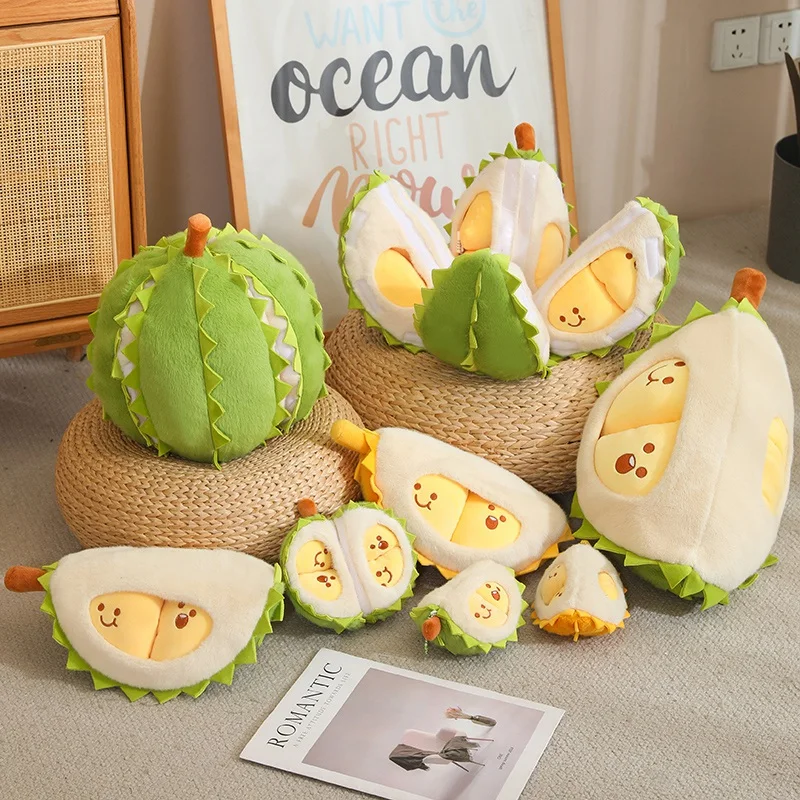 Aspecto del peluche en forma de fruta