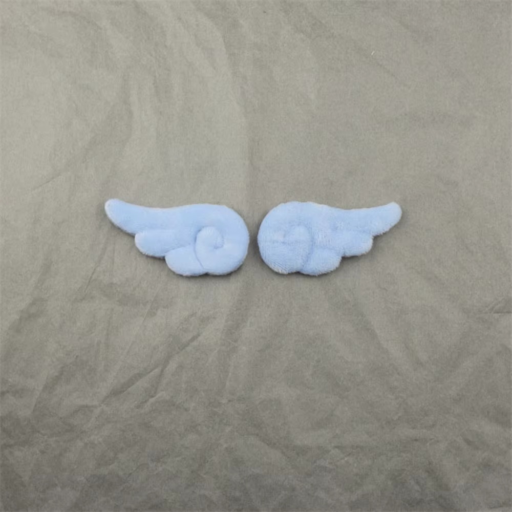 Alas de ángel en felpa suave para niña – Tocado DIY infantil - imagen 2