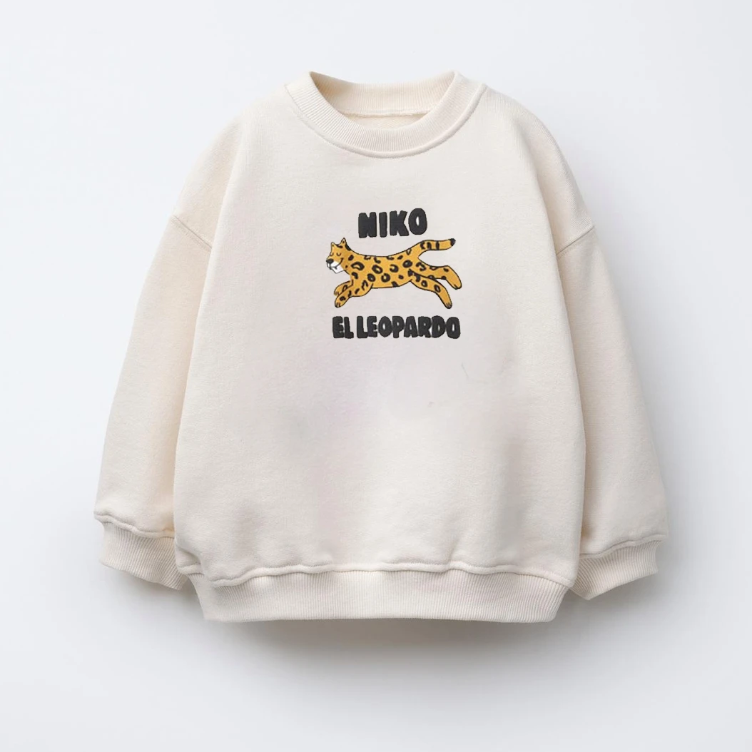 Sudadera infantil de algodón con estampado en dibujos animados - imagen 4
