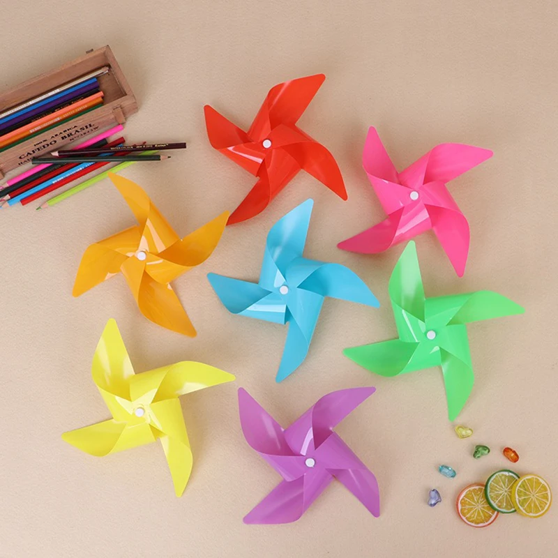 Molinos de viento plástico para fiesta infantil - imagen 4