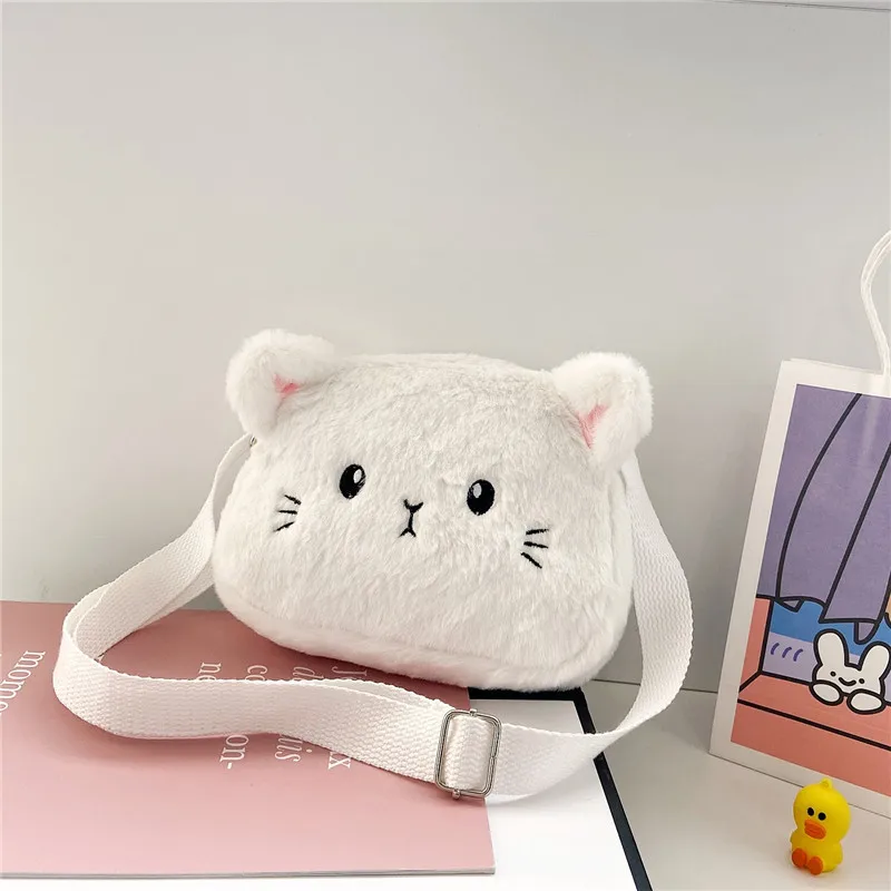 Bolsa de felpa con animales para niños – Estilo kawaii, alta capacidad - imagen 5