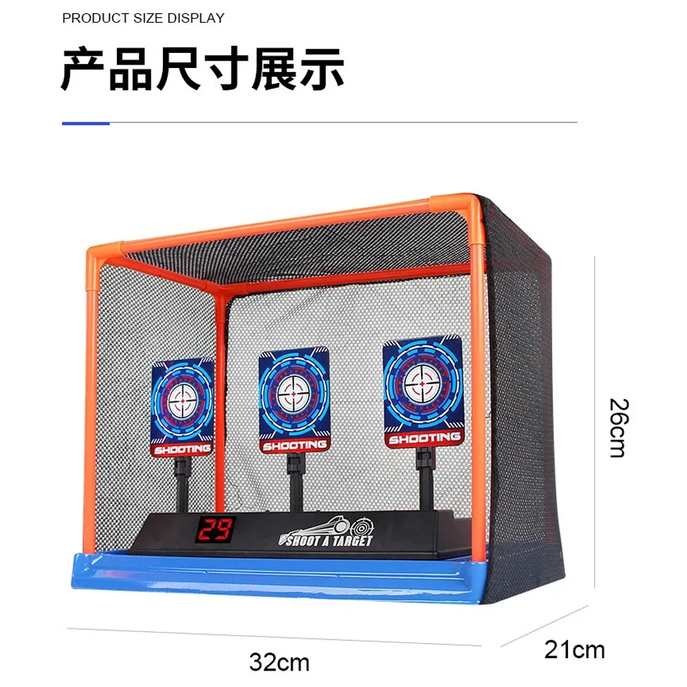 Pistolas Nerf con luz y sonido para niños – Juego de puntería - imagen 5