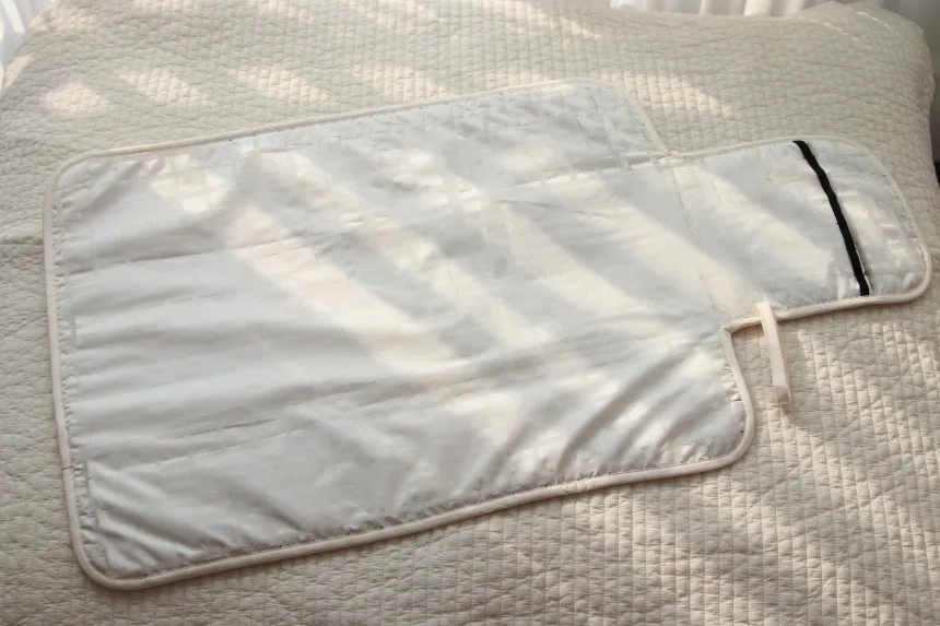 Almohadilla cambiador impermeable de algodón para bebé recién nacido - imagen 3