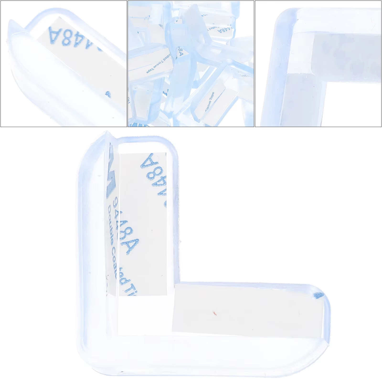 Protectores de esquinas silicona extraíbles para muebles infantiles
