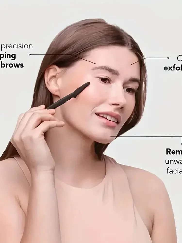 Kit de dermaplaning facial para cejas: exfoliante suave y precisión - imagen 4