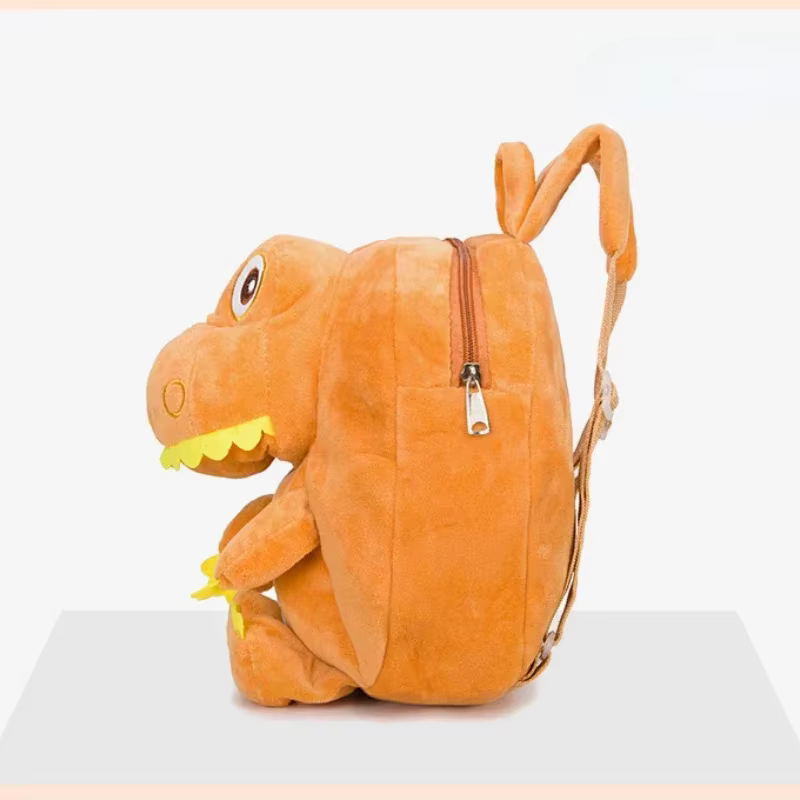 Mochila de peluche con dinosaurios para niños - guardería ideal - imagen 5