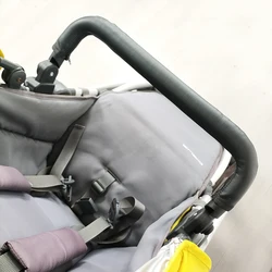 Barra parachoques cochecito Uppababy Cruz/Vista/Minu de cuero y tela