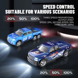 Coche teledirigido carreras recargable infantil, velocidad ajustable
