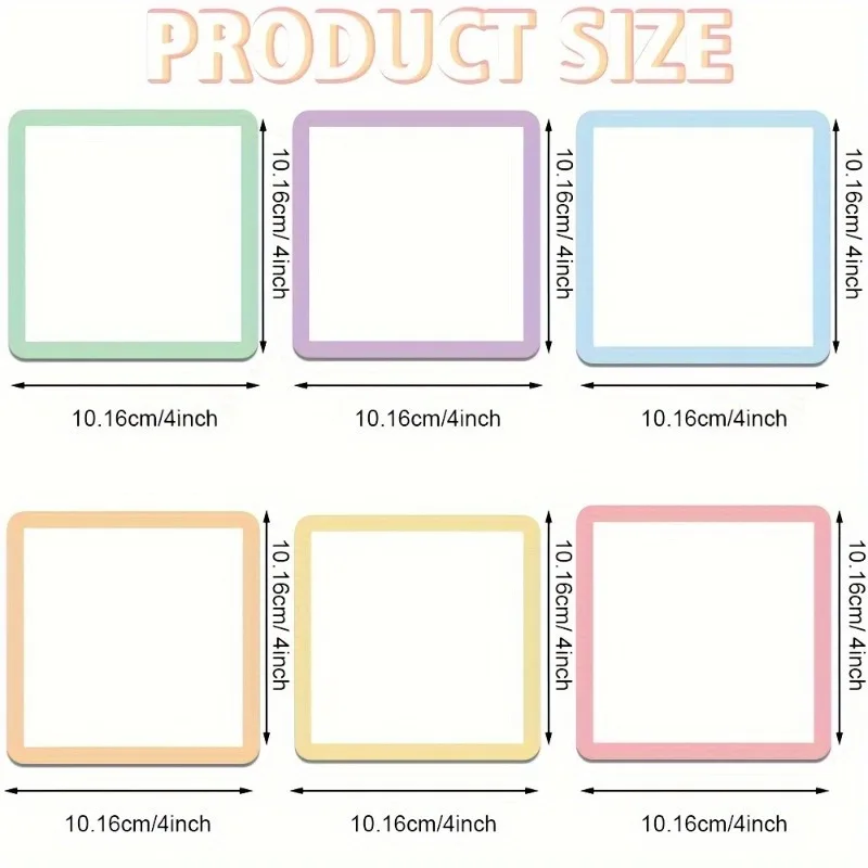 Notas magnéticas reutilizables para pizarra blanca con rotulador - imagen 3