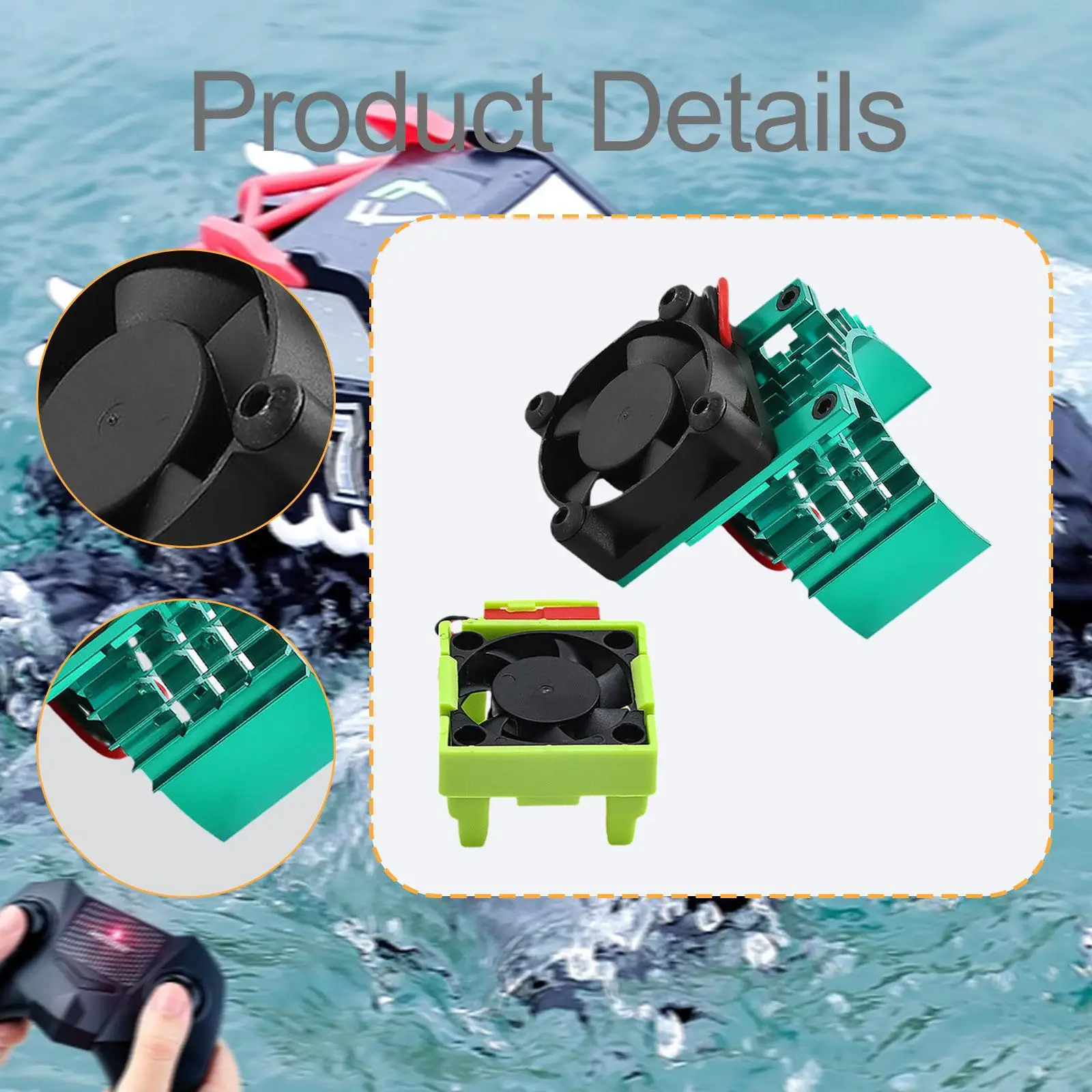 Ventilador de refrigeración para coche teledirigido ESC - imagen 5