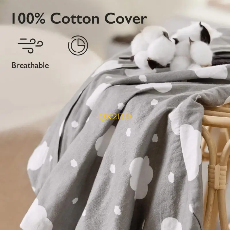 QX2D almohada de lactancia extraíble y lavable para mamá con funda - imagen 5