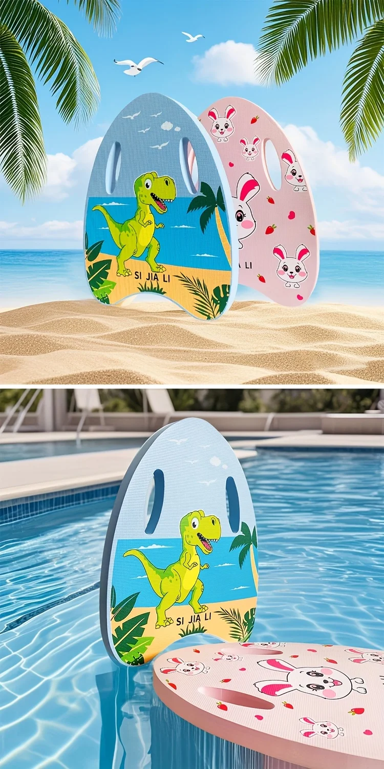 Tabla de natación con diseño de dibujos animados y acabado infantil