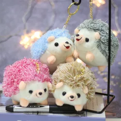 Llavero erizo de peluche para mochila escolar