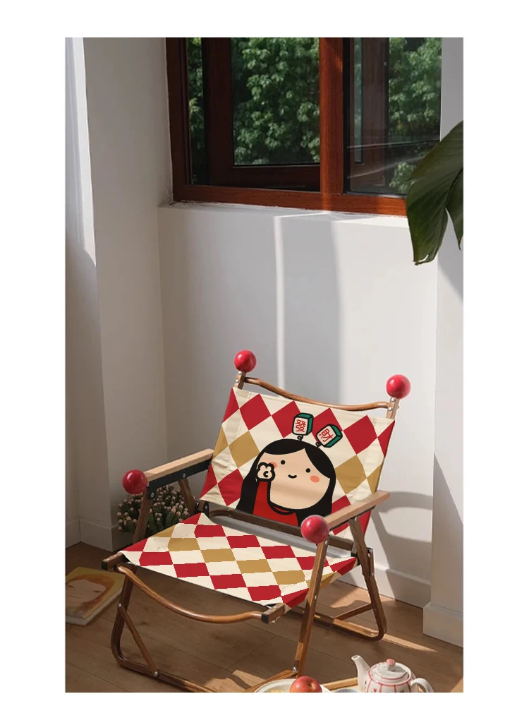 Silla plegable en exterior