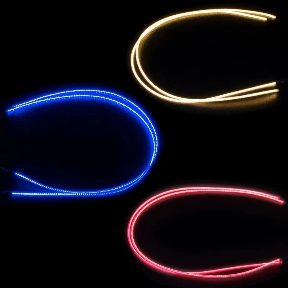 Luces LED para coche RC tira cortable compatible SCX24 TRX4M