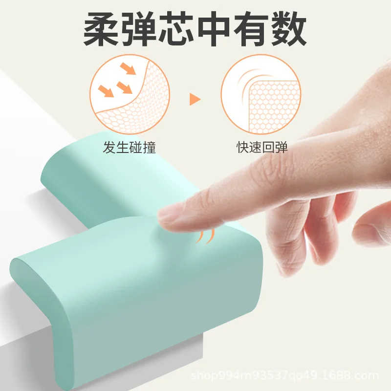 Protector de esquinas anticolisión para bebés, ángulos rectos - imagen 2