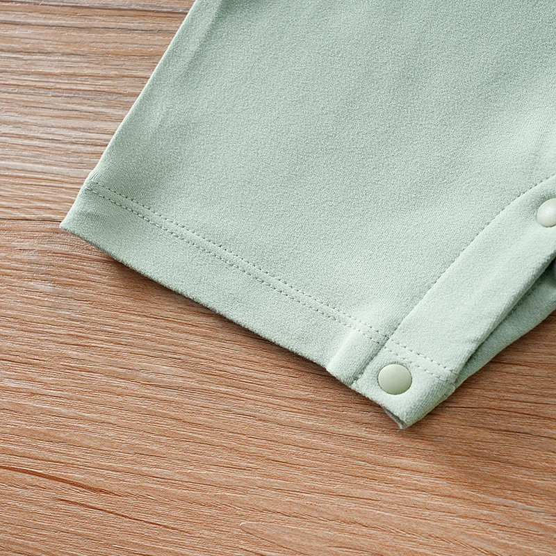 Ropa de bebé recién nacido: mono de verano koala verde, pijama - imagen 3