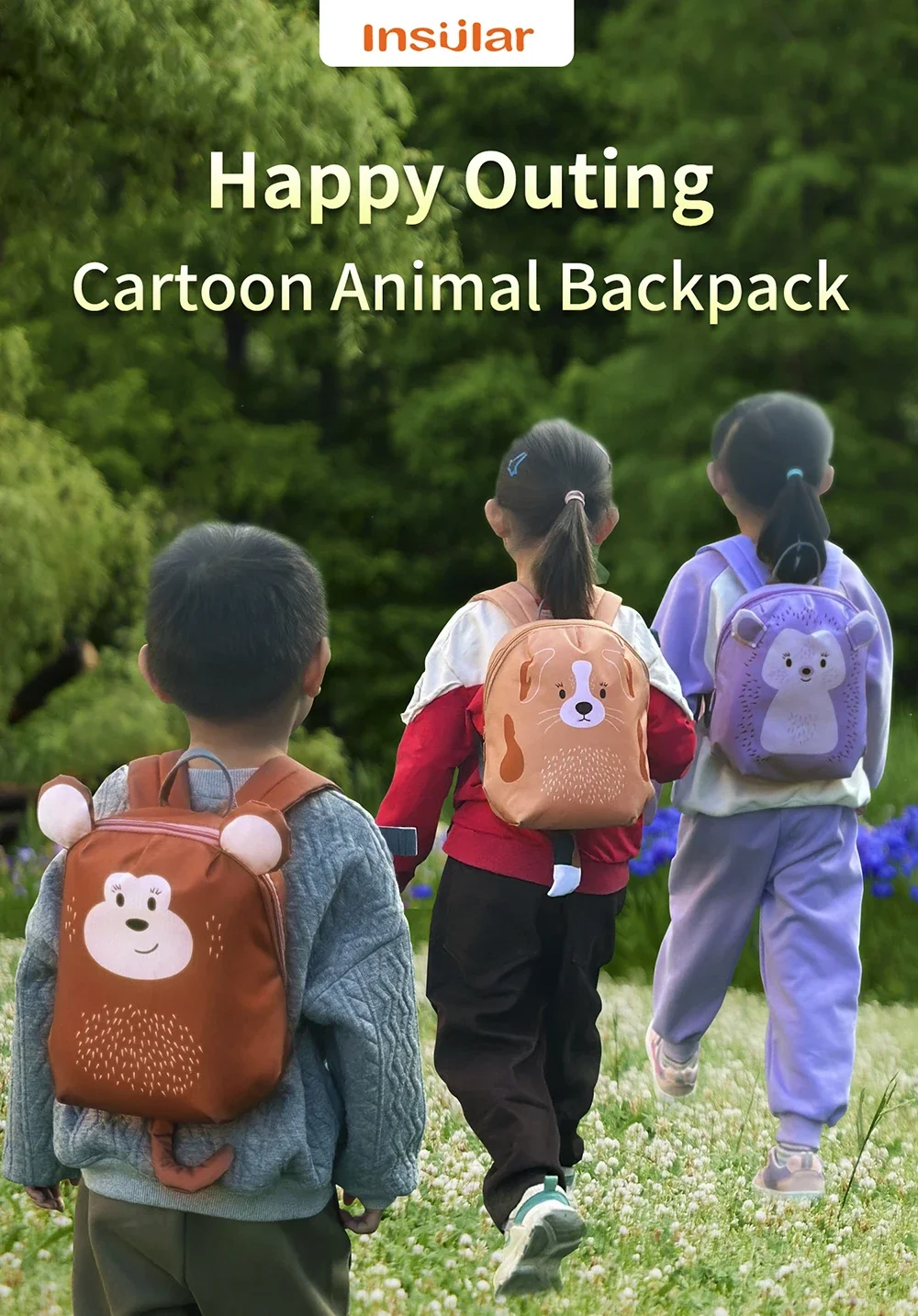 Mochila antipérdida para guardería con motivos de animales - imagen 2