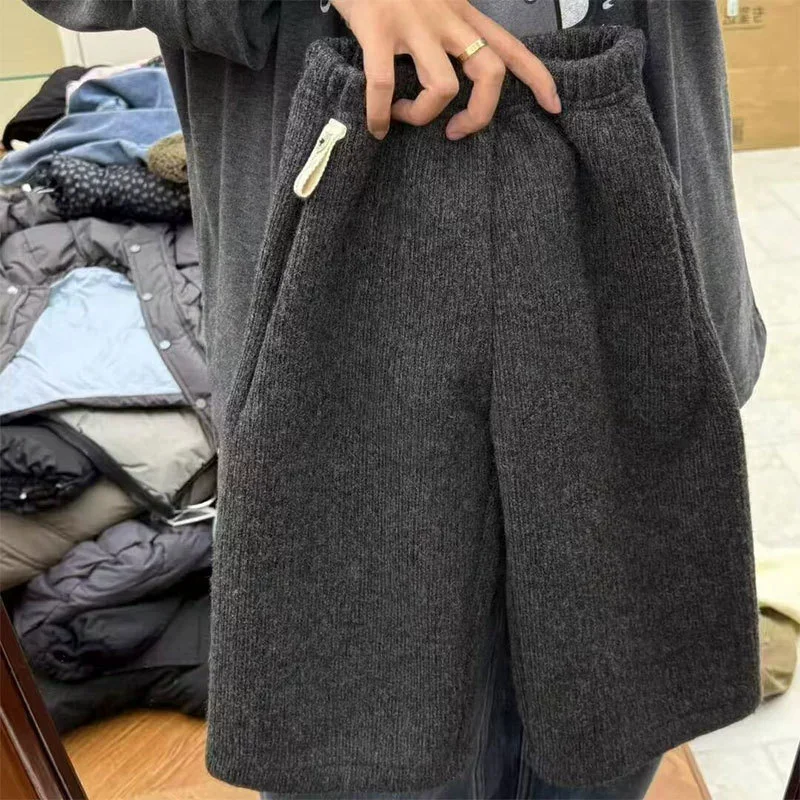 Pantalones de lana de invierno térmicos para niños – sueltos - imagen 3