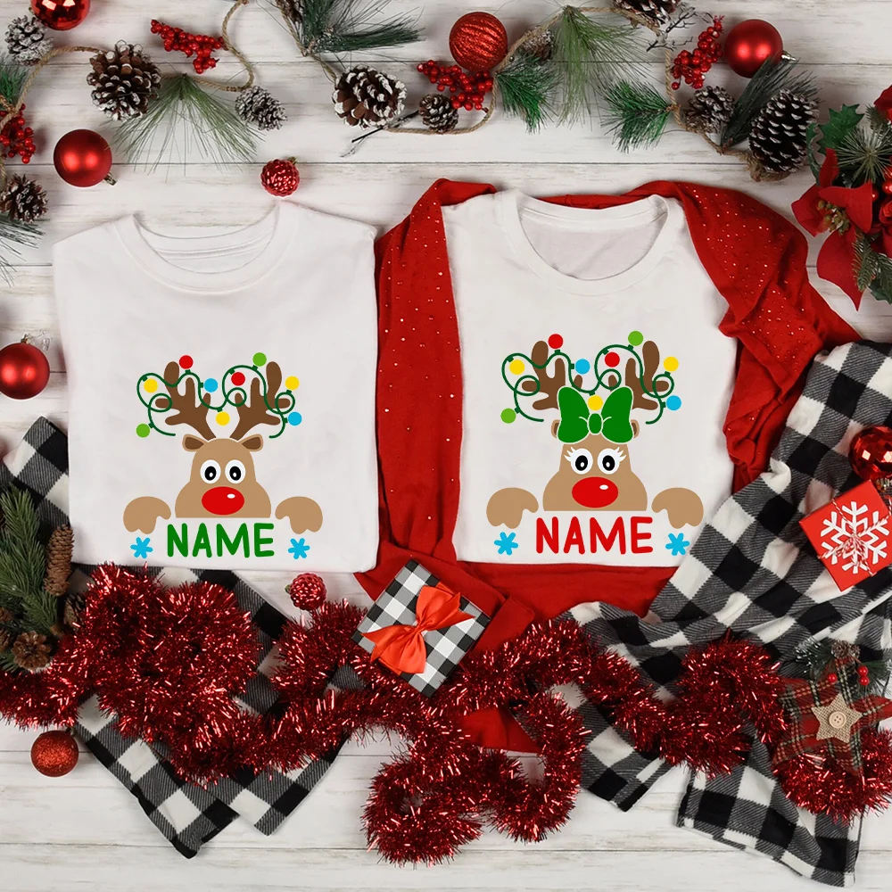 Camisetas Navideñas para familia completa