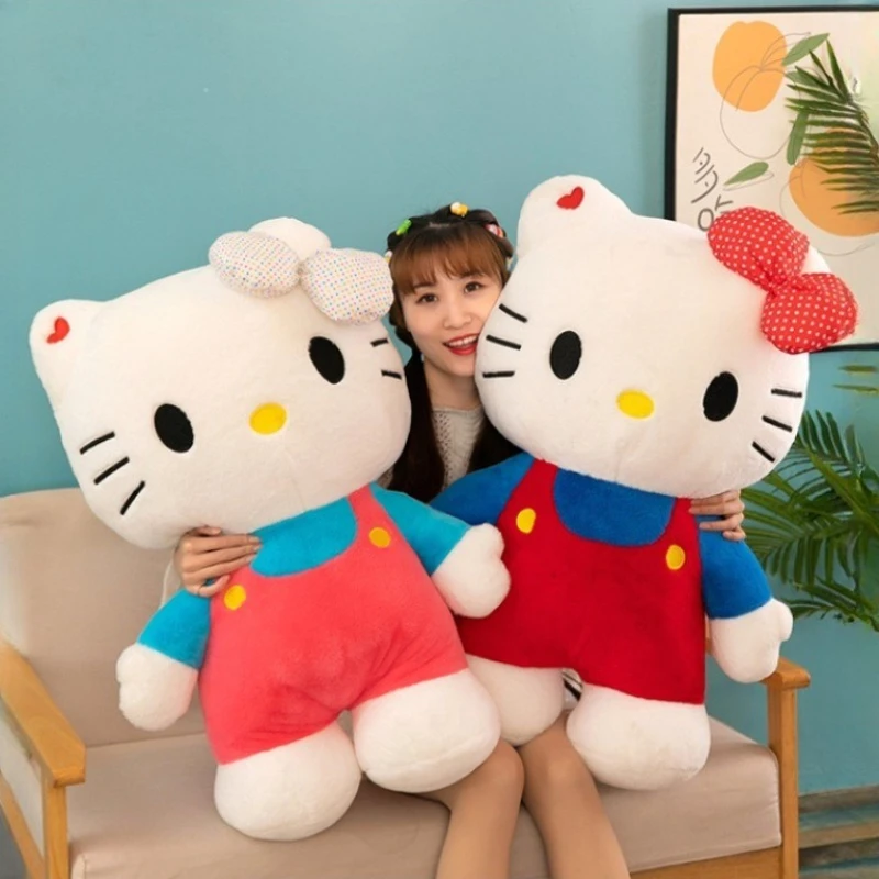 Almohada de peluche Hello Kitty de Sanrio, suave y cómoda
