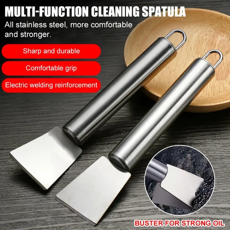 Raspador de cocina multifuncional de acero inoxidable visto desde arriba