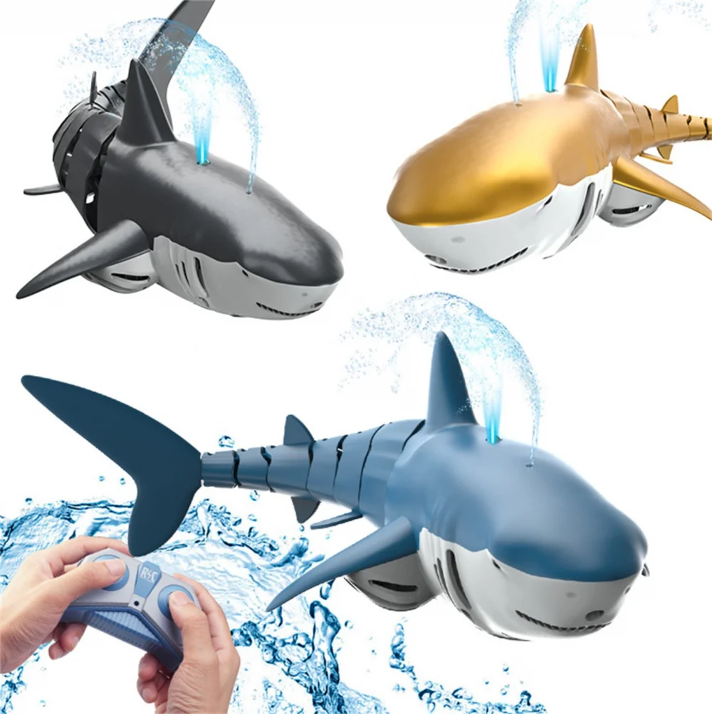 Tiburón RC submarino con control remoto para bañera y piscina - imagen 4