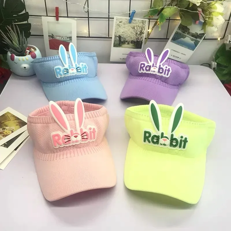 Sombrero infantil visera conejo transpirable verano para niños - imagen 4