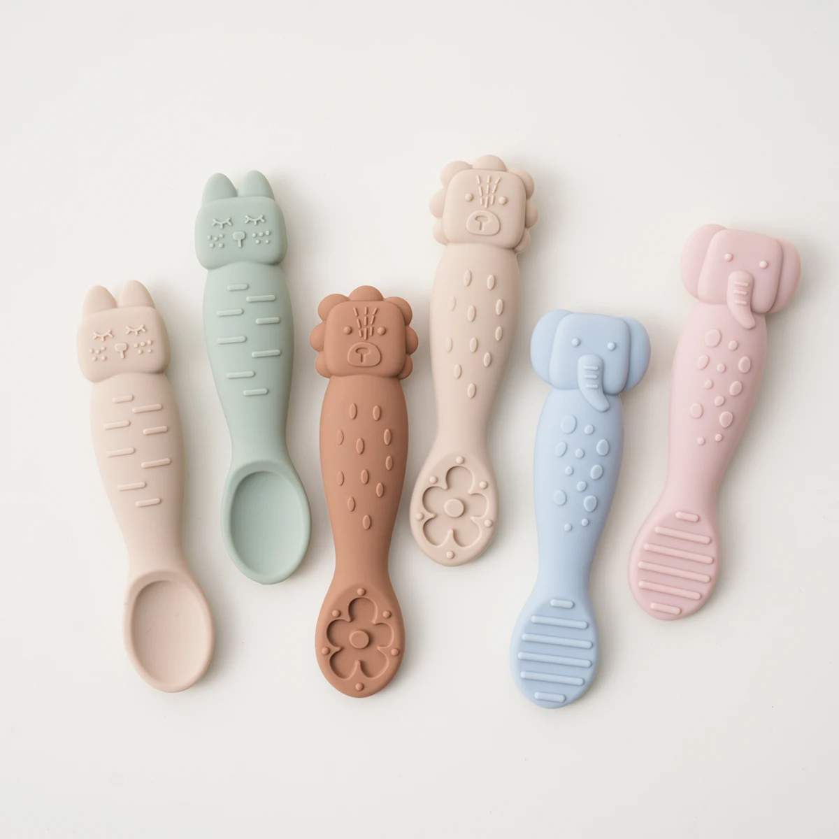 Cucharas de silicona para bebés