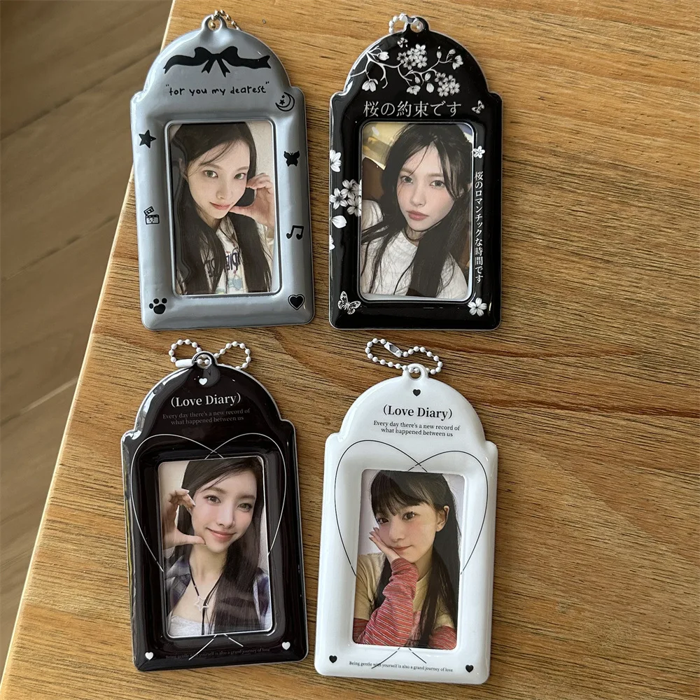 Portafotos infantil estilo K-pop con llavero y funda protectora - imagen 3