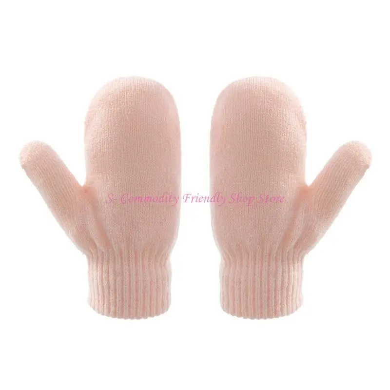 Guantes de bebé invierno punto con dedos completos - imagen 3