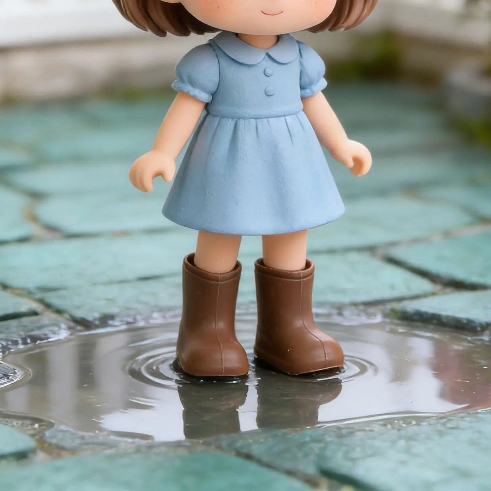 Botas de lluvia impermeables para muñecas Ob11 BJD miniatura - imagen 4