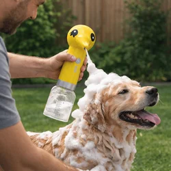 Máquina de espuma recargable para bañar mascotas automática, bajo ruido