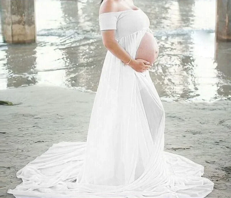 Vestido de maternidad para fotos de estudio o exterior
