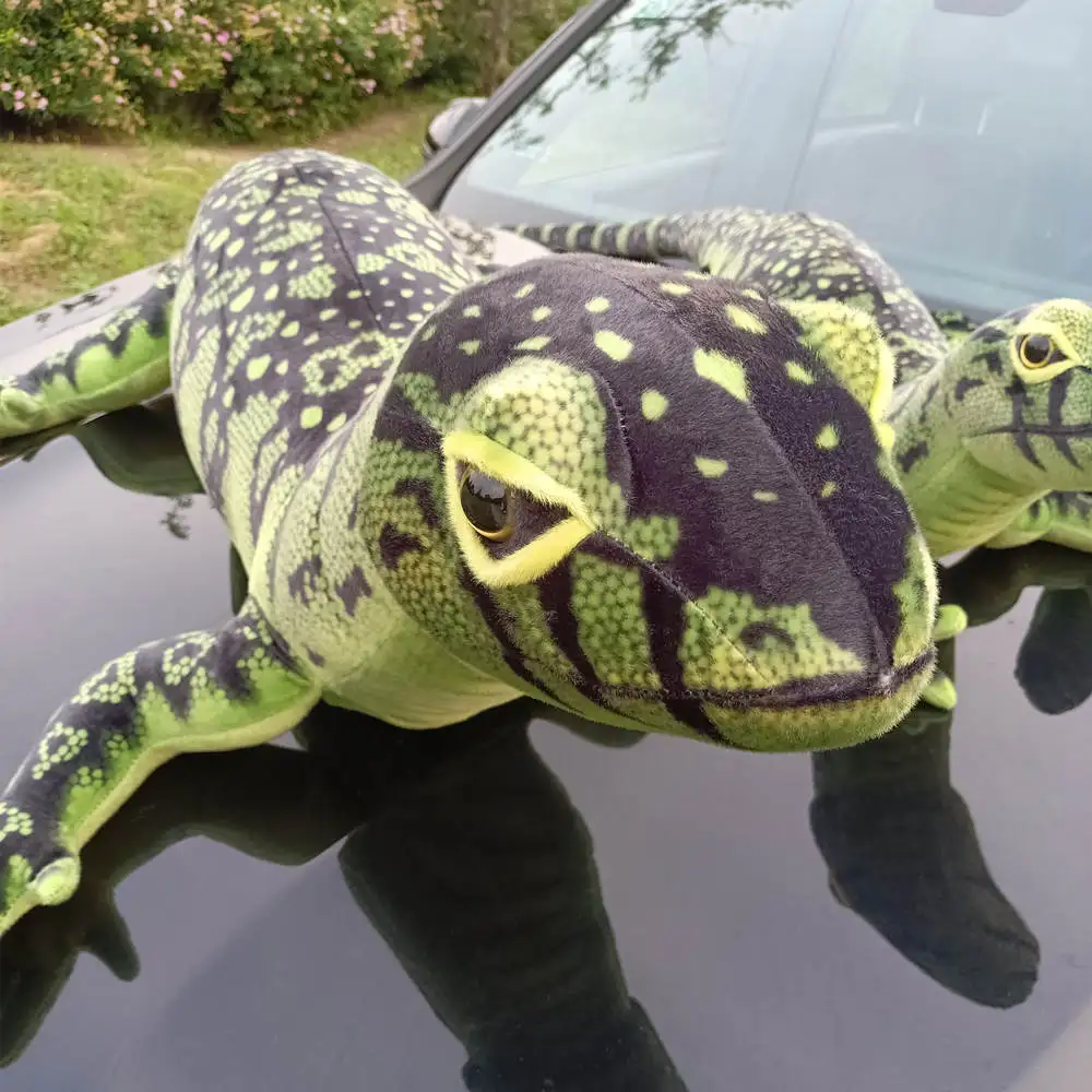 Peluche dragón Komodo realista suave y mimoso para niños - imagen 2