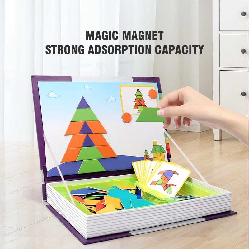 Libro magnético Montessori – Juguete educativo con puzles 3D - imagen 5