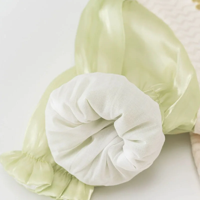 Pelele de bebé para niña con lazo y gorrito estilo princesa - imagen 4