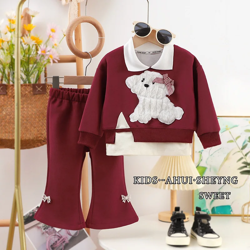 Conjunto bebé de dos piezas para primavera y otoño - imagen 5