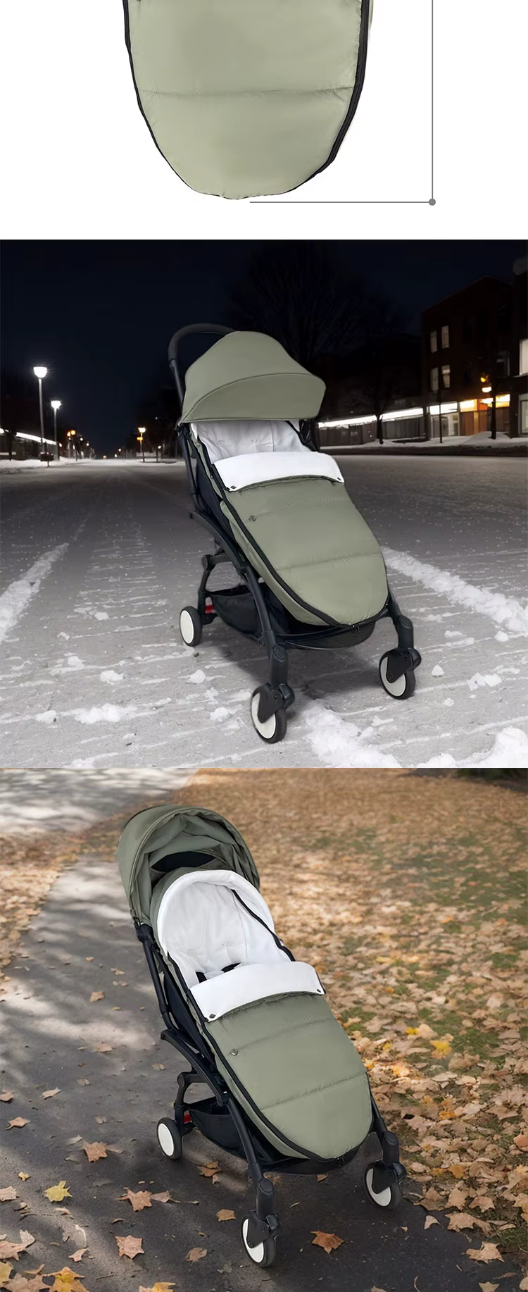 Saco de dormir apto para invierno