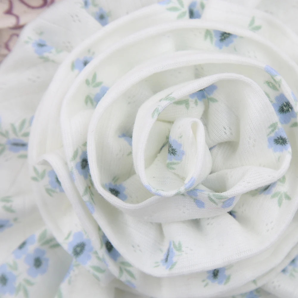 Gorro floral de algodón para bebé recién nacido - imagen 4