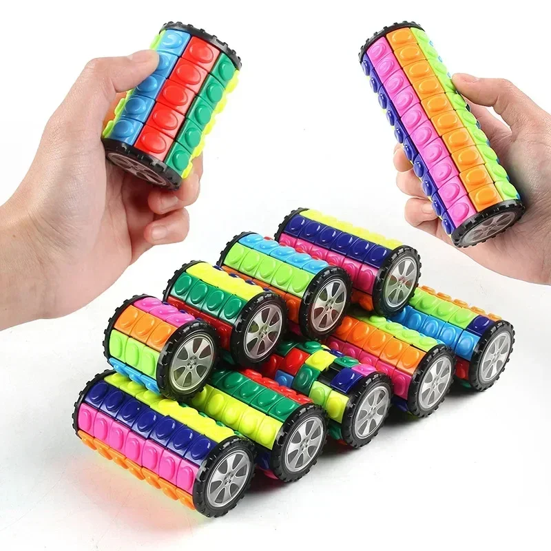 Torre mágica sensorial deslizante giratoria 3D para niños - imagen 3