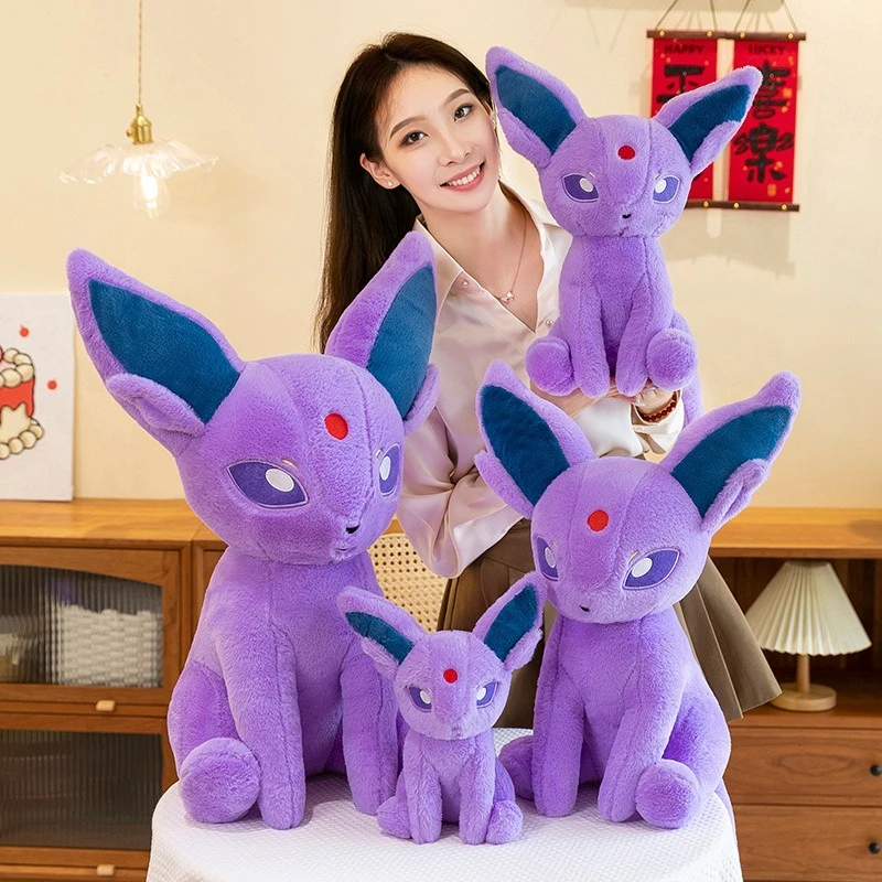 Peluche Pokémon Espeon para niños, almohada decorativa