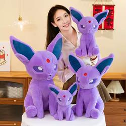 Peluche Pokémon Espeon para niños, almohada decorativa