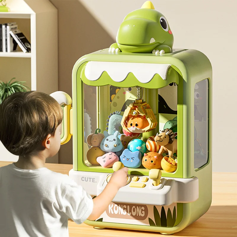 Máquina de garra dinosaurio con música – Juego Arcade infantil