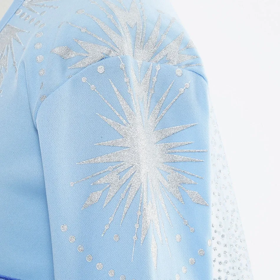 Vestido disfraz princesa Elsa para niña, fantasía y carnaval - imagen 4