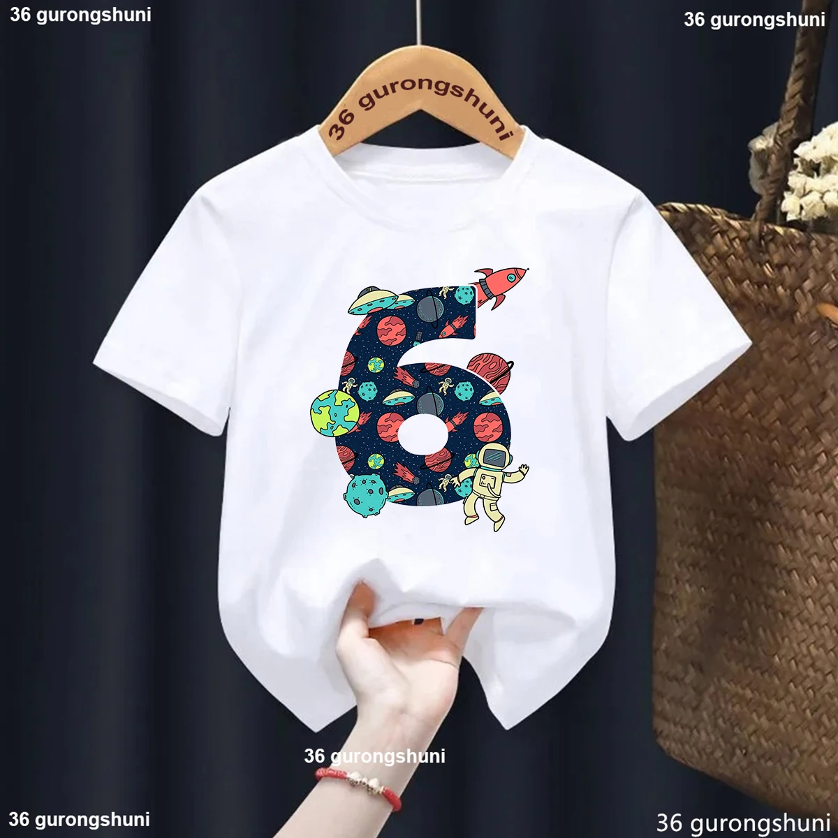 Camiseta espacial de astronautas para niños, verano divertido - imagen 5